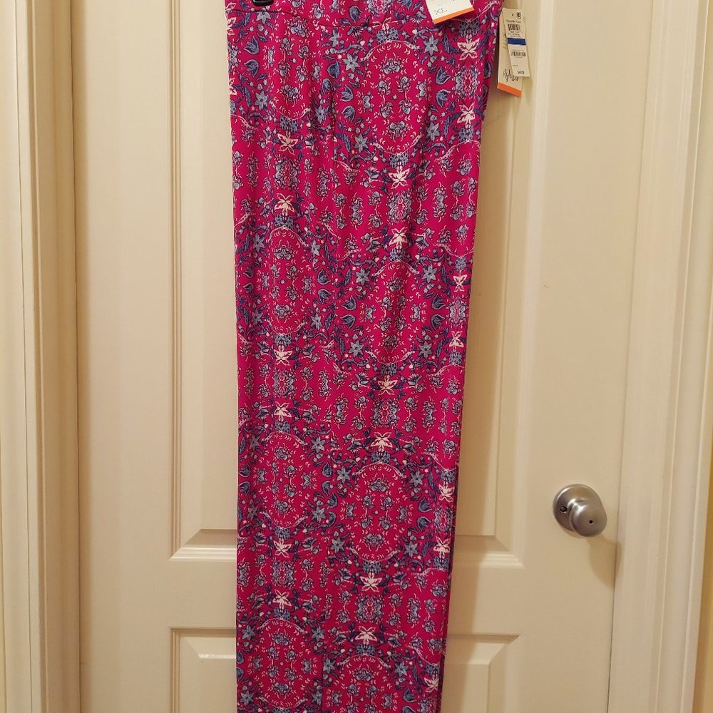 Macy's Style & Co Ladies Floral Wide Leg Pants (XL) (NWT)